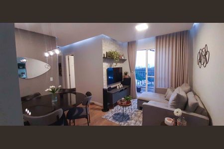 Sala de apartamento à venda com 2 quartos, 56m² em Continental, Osasco