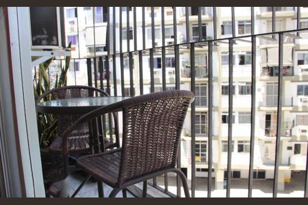 Varanda da Sala de apartamento para alugar com 2 quartos, 55m² em Mangueira, Rio de Janeiro