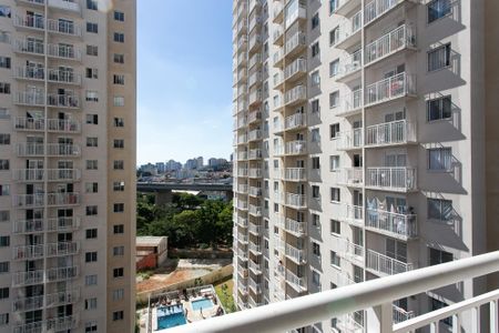 Varanda da Sala de apartamento para alugar com 2 quartos, 34m² em Guaiauna, São Paulo