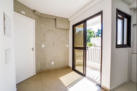 Sala/Cozinha de apartamento à venda com 1 quarto, 50m² em Vila Valparaíso, Santo André