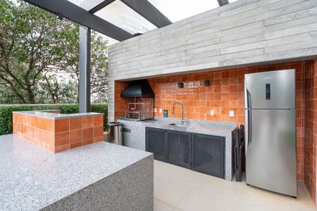 Studio para alugar com 26m², 1 quarto e sem vagaChurrasqueira