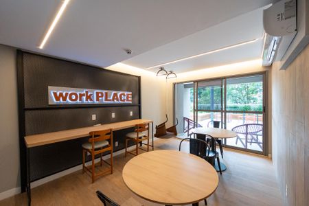 Studio para alugar com 26m², 1 quarto e sem vagaCoworking
