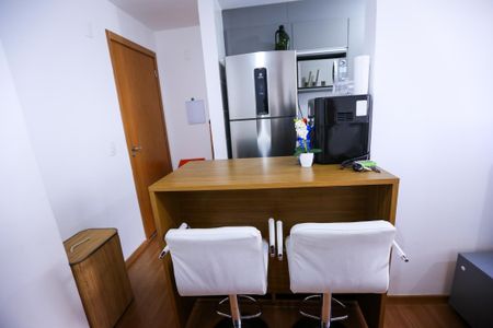 Apartamento para alugar com 42m², 2 quartos e 1 vagaDetalhe da cozinha
