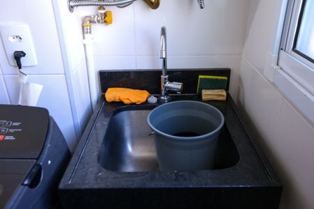 Apartamento para alugar com 42m², 2 quartos e 1 vagaDetalhe da area de serviço