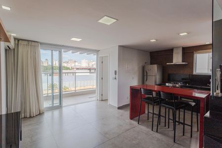 Sala de apartamento à venda com 1 quarto, 108m² em Floresta, Belo Horizonte