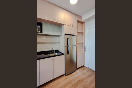 Cozinha de kitnet/studio para alugar com 1 quarto, 25m² em Vila Mariana, São Paulo