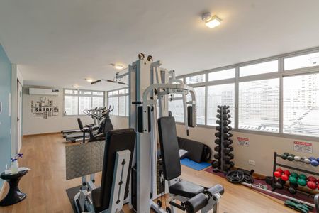 Apartamento para alugar com 45m², 1 quarto e 1 vaga Apartamento para alugar com 45m², 1 quarto e 1 vagaÁrea comum - Academia