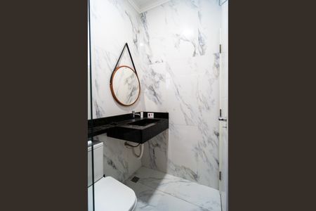 Casa de condomínio para alugar com 100m², 3 quartos e 2 vagasBanheiro da Suíte