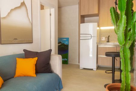 Sala de apartamento à venda com 2 quartos, 45m² em Santo Cristo, Rio de Janeiro