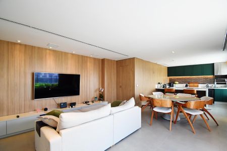 Sala de estar de apartamento à venda com 3 quartos, 198m² em Pinheiros, São Paulo