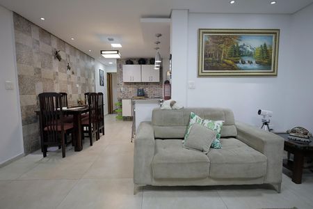 Sala de casa à venda com 2 quartos, 92m² em Parque Erasmo Assunção, Santo André