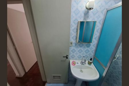 Banheiro  de apartamento à venda com 1 quarto, 60m² em Glória, Rio de Janeiro