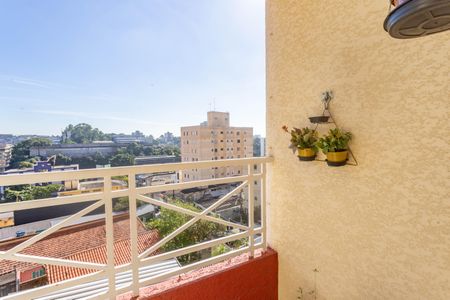 Varanda da sala  de apartamento à venda com 2 quartos, 67m² em Centro, Diadema
