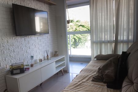 Detalhe Sala de apartamento à venda com 2 quartos, 62m² em Grajaú, Rio de Janeiro