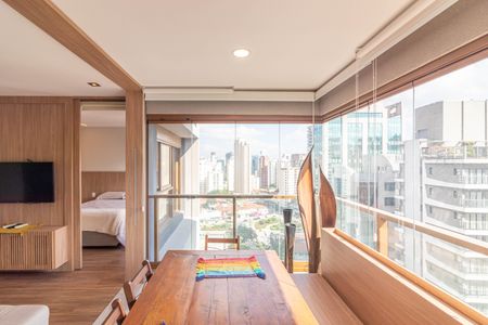 Apartamento para alugar com 47m², 1 quarto e 1 vaga Apartamento para alugar com 47m², 1 quarto e 1 vagaVaranda