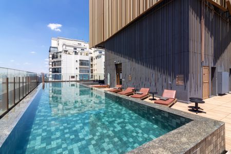 Apartamento para alugar com 47m², 1 quarto e 1 vaga Apartamento para alugar com 47m², 1 quarto e 1 vagaÁrea comum - Piscina