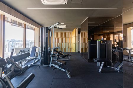 Apartamento para alugar com 47m², 1 quarto e 1 vaga Apartamento para alugar com 47m², 1 quarto e 1 vagaÁrea comum - Academia