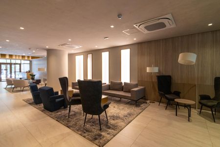 Apartamento para alugar com 47m², 1 quarto e 1 vaga Apartamento para alugar com 47m², 1 quarto e 1 vagaHall social