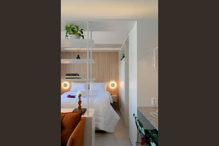 Studio para alugar com 33m², 1 quarto e 1 vagaQuarto