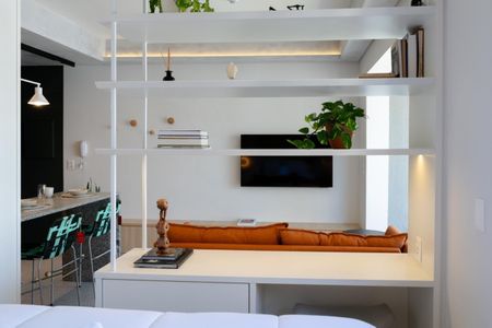 Studio para alugar com 33m², 1 quarto e 1 vagaSala