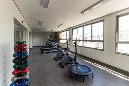 Studio para alugar com 31m², 1 quarto e sem vagaAcademia