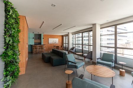 Studio para alugar com 31m², 1 quarto e sem vagaSalão de Festas
