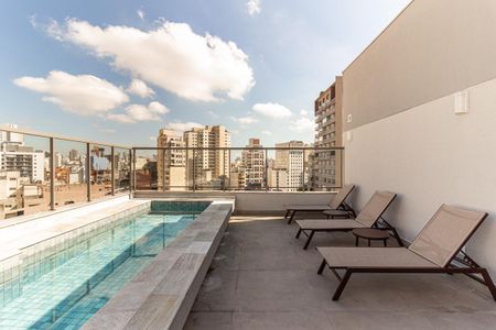 Studio para alugar com 31m², 1 quarto e sem vagaPiscina