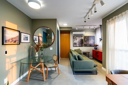 Sala de apartamento para alugar com 1 quarto, 40m² em Boaçava, São Paulo