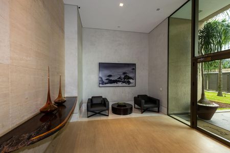 Apartamento para alugar com 100m², 2 quartos e 2 vagas Apartamento para alugar com 100m², 2 quartos e 2 vagasÁrea comum - Recepção do Prédio