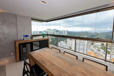 Varanda da Sala 1 de apartamento para alugar com 2 quartos, 100m² em Vila da Serra, Nova Lima