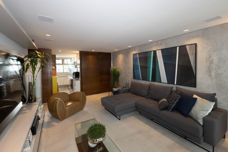 Sala 1 de apartamento para alugar com 2 quartos, 100m² em Vila da Serra, Nova Lima