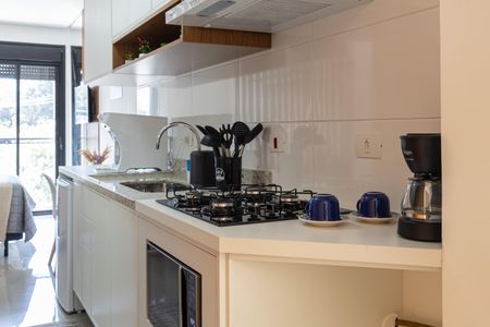 Studio para alugar com 25m², 1 quarto e sem vagaCozinha