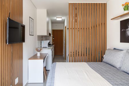 Quarto de apartamento para alugar com 1 quarto, 25m² em Santo Amaro, São Paulo