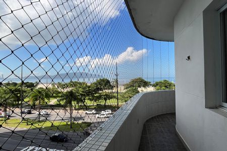 Varanda da Sala de apartamento para alugar com 2 quartos, 146m² em José Menino, Santos