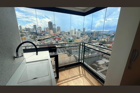 Varanda de kitnet/studio à venda com 1 quarto, 25m² em Centro, Osasco