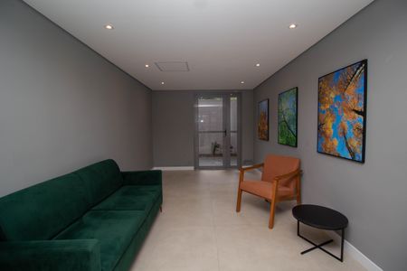 Apartamento à venda com 55m², 1 quarto e sem vaga Apartamento à venda com 55m², 1 quarto e sem vagaHall social