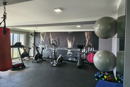 Apartamento para alugar com 57m², 1 quarto e 1 vaga Apartamento para alugar com 57m², 1 quarto e 1 vagaAcademia