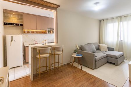 Sala  de apartamento para alugar com 2 quartos, 54m² em Taboão, São Bernardo do Campo