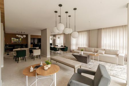 Studio para alugar com 39m², 2 quartos e 1 vagaÁrea comum - Salão de festas