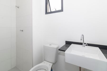 Banheiro de kitnet/studio à venda com 1 quarto, 25m² em Vila Olímpia, São Paulo