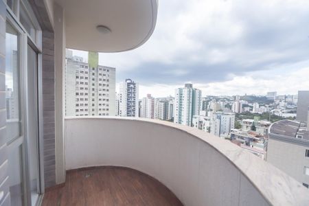 Varanda da Sala de apartamento para alugar com 1 quarto, 50m² em Buritis, Belo Horizonte
