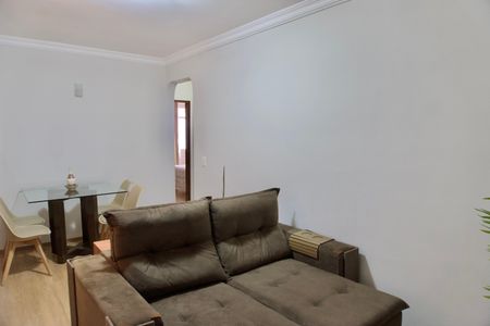 Sala de apartamento à venda com 2 quartos, 66m² em Monsenhor Messias, Belo Horizonte