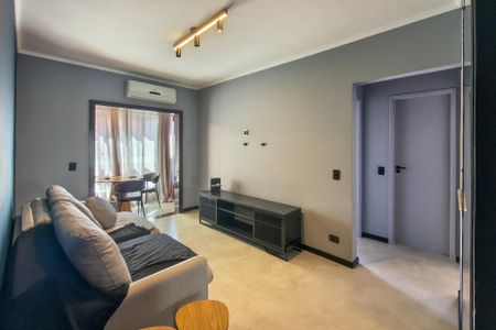 Sala de apartamento para alugar com 2 quartos, 55m² em Canto do Forte, Praia Grande
