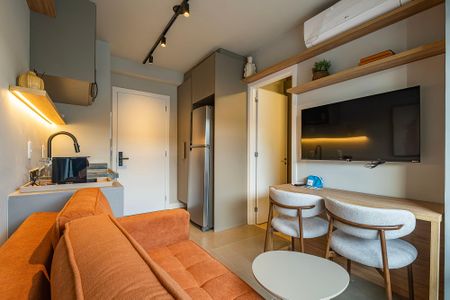 Apartamento à venda com 27m², 1 quarto e sem vaga Apartamento à venda com 27m², 1 quarto e sem vagaStudio