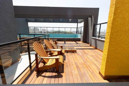 Apartamento à venda com 47m², 2 quartos e 1 vagaTerraço