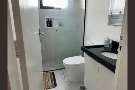 Apartamento para alugar com 80m², 2 quartos e 1 vagaBanheiro social