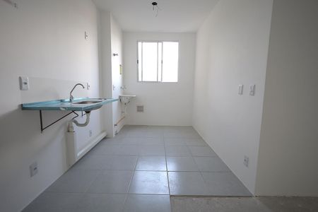 Cozinha de apartamento à venda com 2 quartos, 38m² em Jd Ana Maria , Santo André