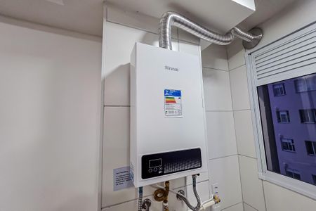 Área de serviço de apartamento para alugar com 1 quarto, 38m² em Jardim, Santo André