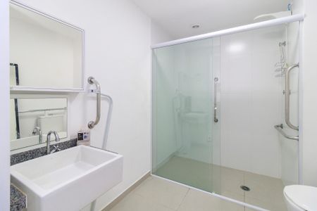 Studio para alugar com 30m², 1 quarto e sem vaga Studio para alugar com 30m², 1 quarto e sem vagaBanheiro