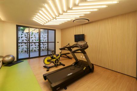 Studio para alugar com 30m², 1 quarto e sem vaga Studio para alugar com 30m², 1 quarto e sem vagaAcademia